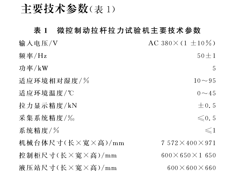 微控製動拉扡萬能拉力試驗機研究分析